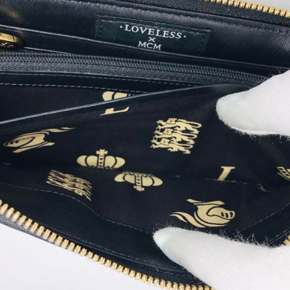MCM X Loveless Studded Long Wallet with box and COA - Picture 6 of 15